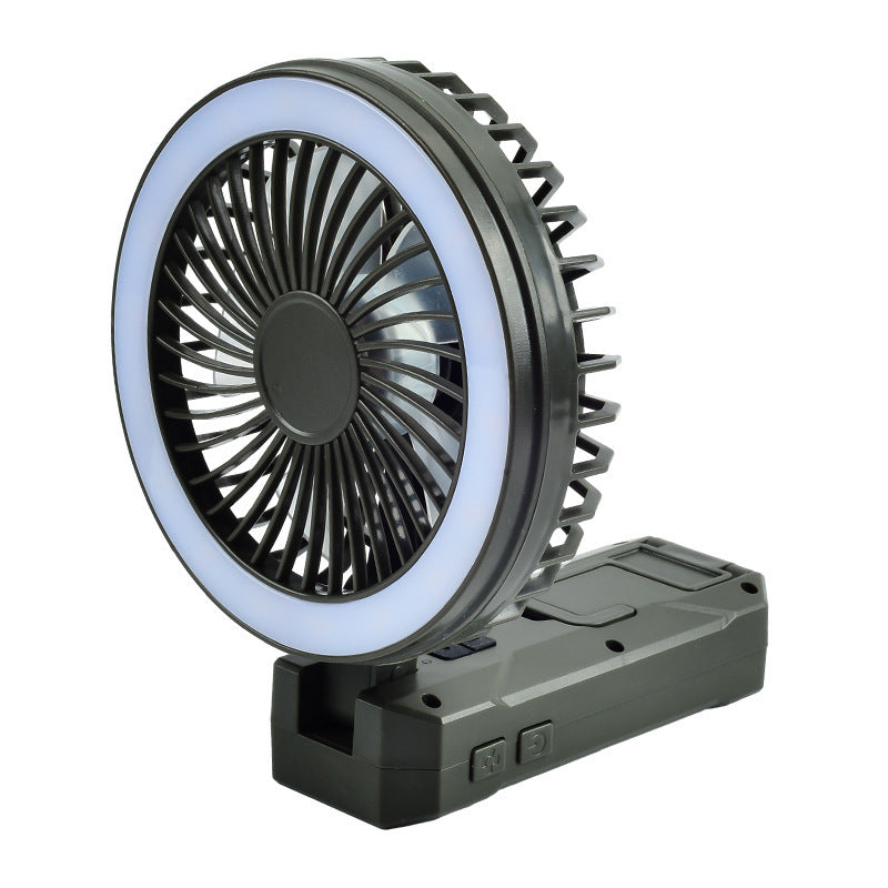 Handheld Fan with Flashlight