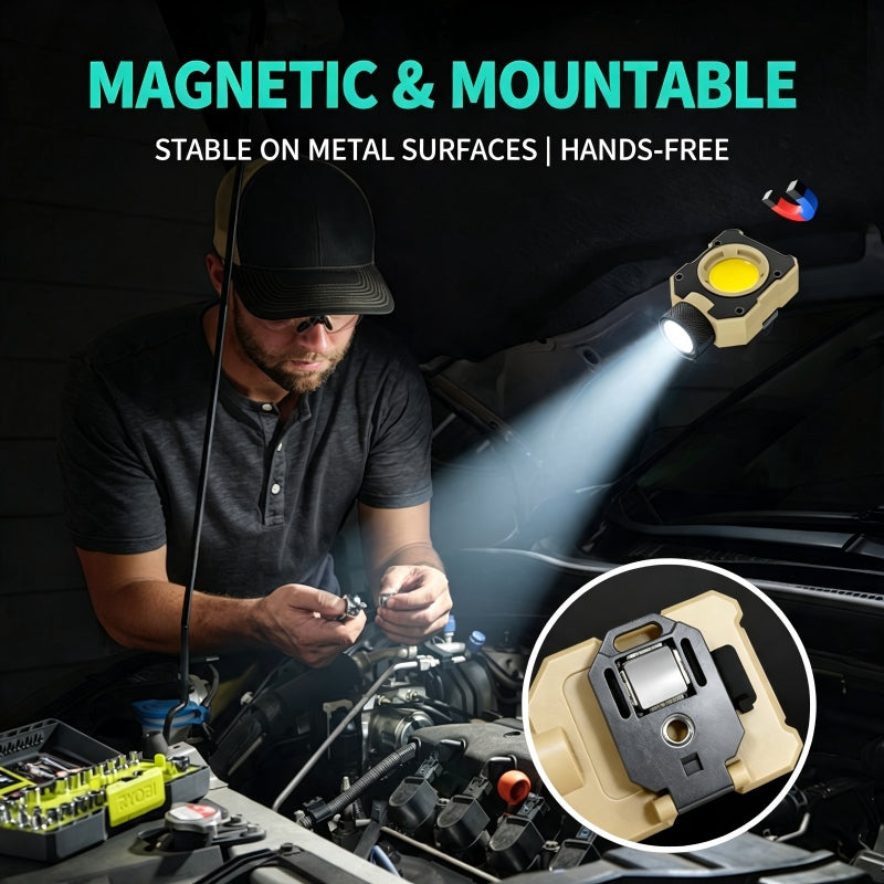 Magnetic COB Headlamp
