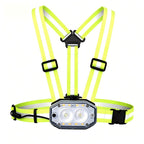 LED Reflective Running Vest Light