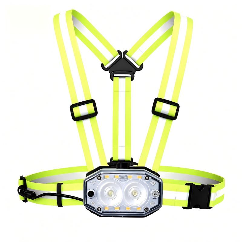 LED Reflective Running Vest Light