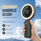 Handheld Fan with Flashlight