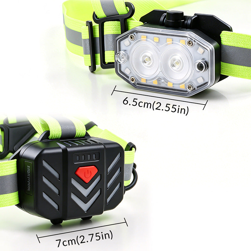 LED Reflective Running Vest Light