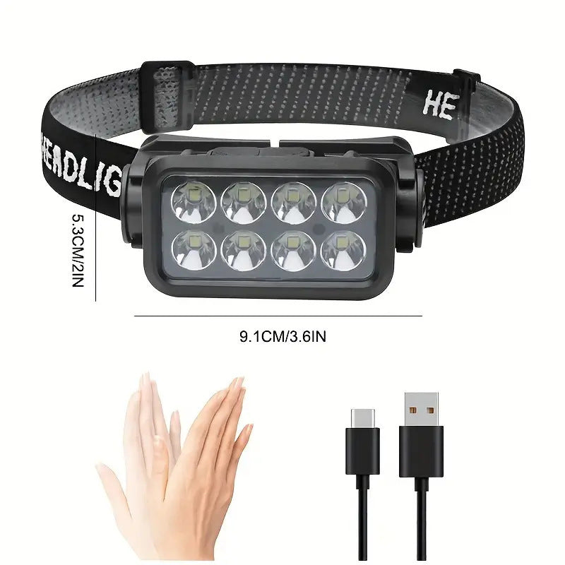 8‑LED Headlamp
